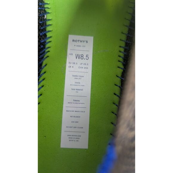 womens Rothy's brown herringbone design slip on loafers shoes size 8.5 - Picture 7 of 10